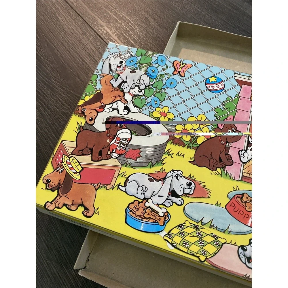 Pound Puppies vintage Colorforms play set 1985 With Original Box